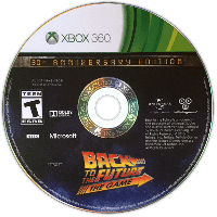 Back To The Future The Game PAL Xbox 360 PAL box art
